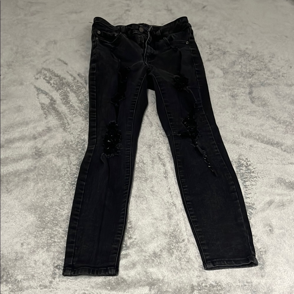 Aeropostale Black Skinny Jeans
